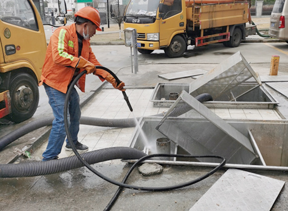 山南隔油池清理