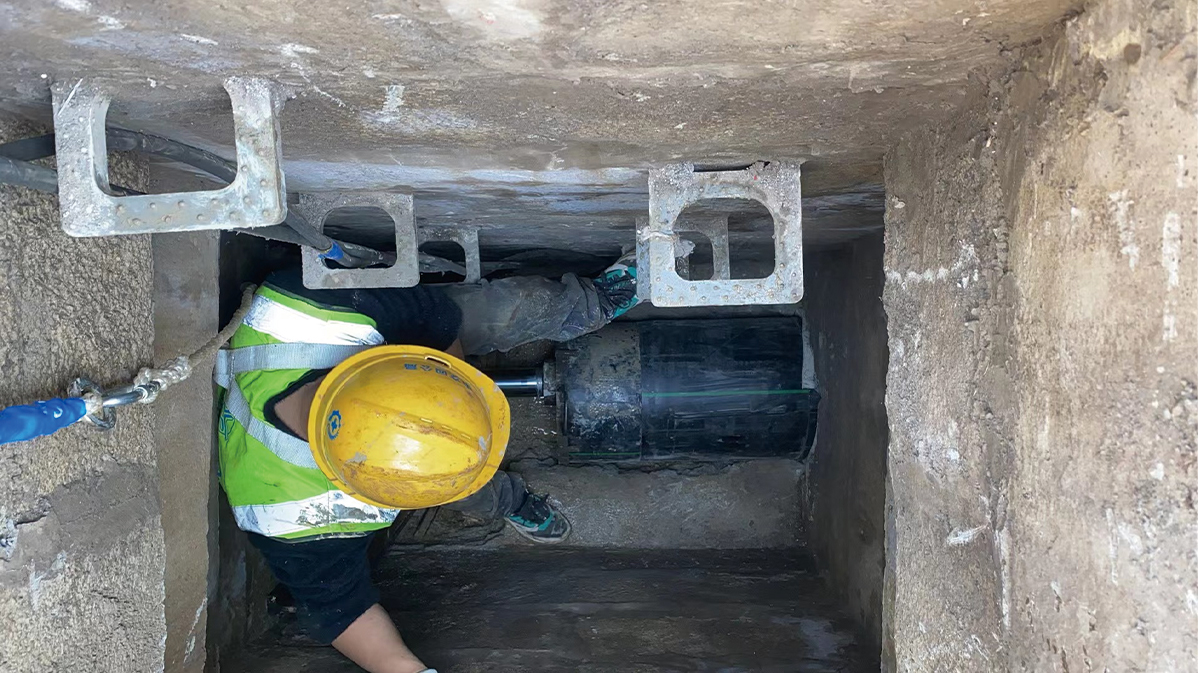 山南HDPE短管内衬法